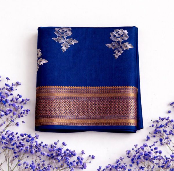 Fancy Sarees(Blue, Green, Pink, & Wine)