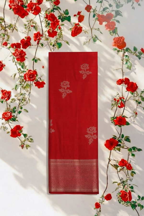 Fancy Saree (Red Colour)
